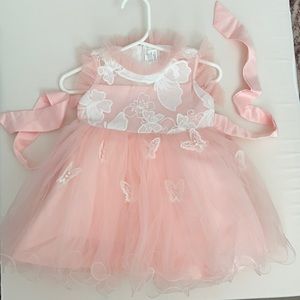 Butterfly dress - baby - 6-12 month size